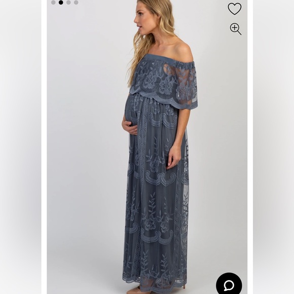 Pinkblush Dresses & Skirts - Pink blush lace maternity dress